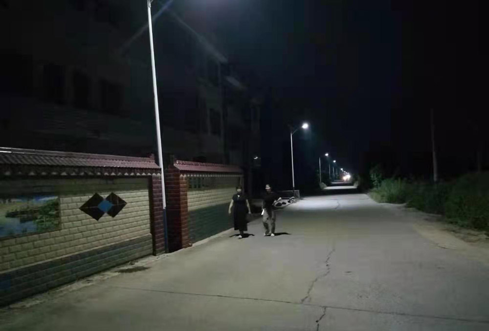 路燈亮了，村民的心里也敞亮了 ——衡陽幼高專持續(xù)推進黨史學習教育“為民辦實事”活動側(cè)記