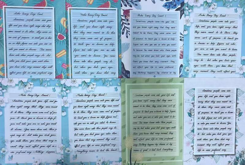 見字如面，“英”你精彩 ---衡陽幼兒師范高等專科學校舉行第三屆英語書寫大賽活動